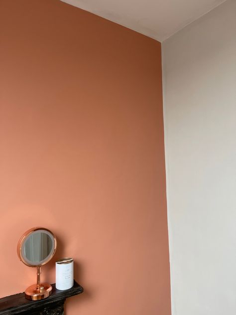 Dulux Copper Blush - Easy Care Dulux Copper Blush Bedroom, Copper Blush Bedroom, Dulux Copper Blush, Copper Blush Dulux Paint, Terracotta Living Room, Terracotta Walls, Blush Bedroom, Terracotta Paint, Copper Blush