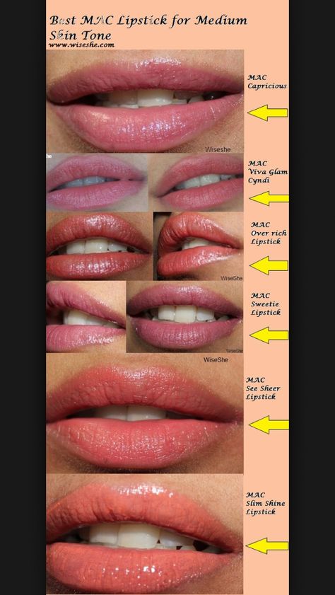 Lipstick For Medium Skin Tone, Mac See Sheer Lipstick, Peach Color Lipstick, Pink Wedding Nails, Best Mac Lipstick, Mac Viva Glam, Best Lipstick Color, Beauty Bible, Light Pink Lip Gloss