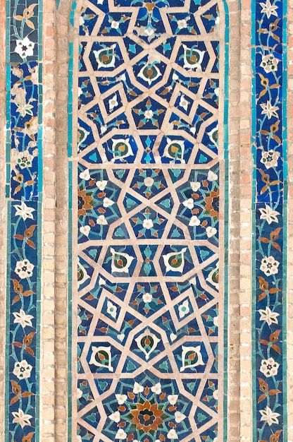 Asian old ceramic mosaic. elements of or... | Premium Photo #Freepik #photo #oriental-pattern #traditional-pattern #arabic-patterns #arabic-texture Arabic Mosaic Pattern, Islamic Tiles Pattern, Arabic Textiles, Arab Mosaic, Arab Pattern, Arabic Mosaic, Arabic Tiles, Arabic Prints, Arabic Pattern Design