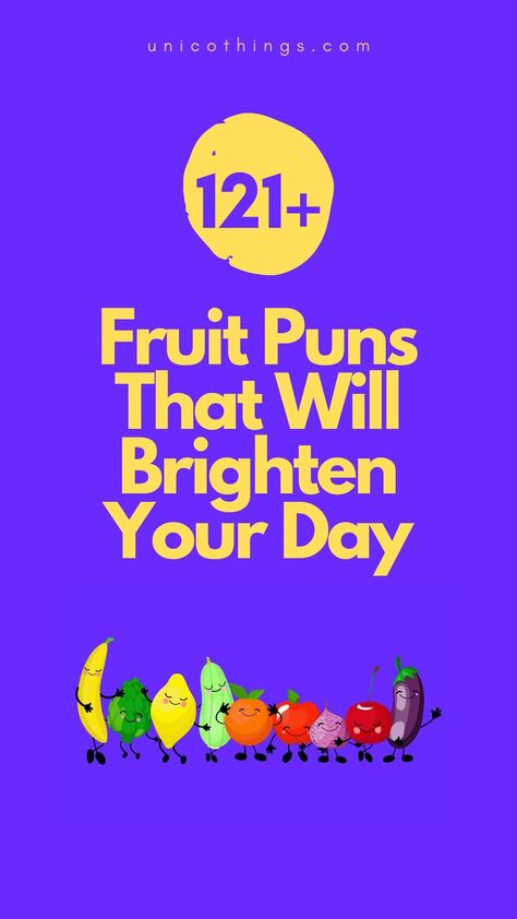 Dive into the delicious world of these funny and hilarious fruit puns that will add a burst of laughter to your fruit-filled experiences. 🍓 #FruitPuns #Puns #Fruit #BerryJokes Fruit Quotes, Fruit Puns, Witty Comebacks, Double Entendre, Funny Fruit, Smile On, Funny Puns, Brighten Your Day, A Smile