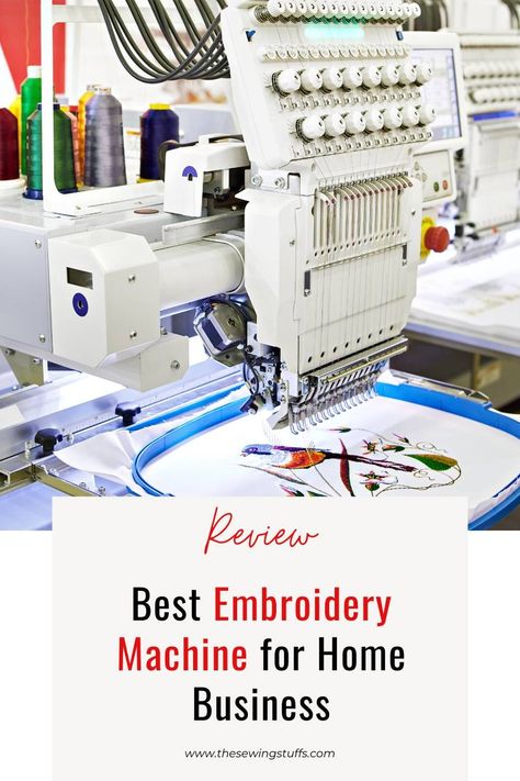 Best Embroidery Machine for Home Business in 2023 Best Embroidery Machine For Home Business, Machine Embroidery Gifts, Embroidering Machine, Embroidery Business, Best Embroidery Machine, Home Embroidery Machine, Commercial Embroidery Machine, Monogram Machine, Art Studio Design