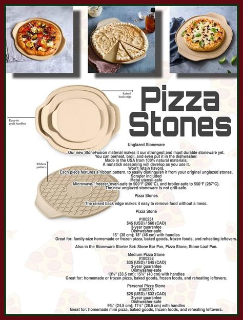 Pizza Stone Recipes, Pampered Chef Pizza Stone, Carob Recipes, Pampered Chef Stoneware, Pampered Chef Party, Pampered Chef Consultant, Pampered Chef Recipes, Tastefully Simple, Pizza Stone