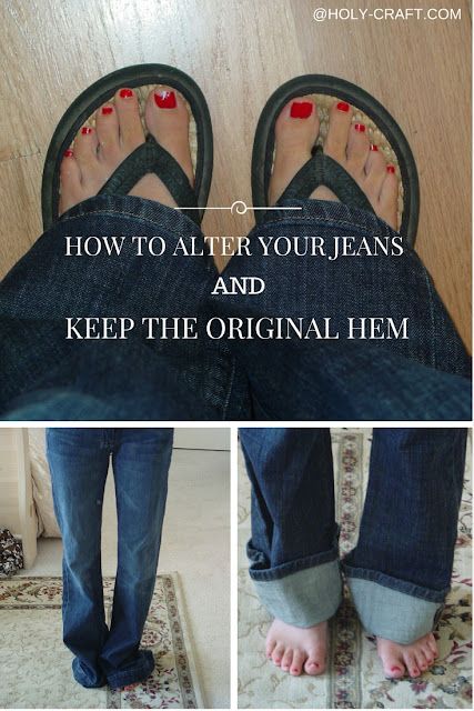 How to alter your jeans and keep the original hem an easy beginners guide to sewing Alter Jeans, Hemming Jeans, Altering Jeans, Serger Thread, Original Hem, Hem Pants, Jean Trends, Bright Ideas, Frugal Living Tips