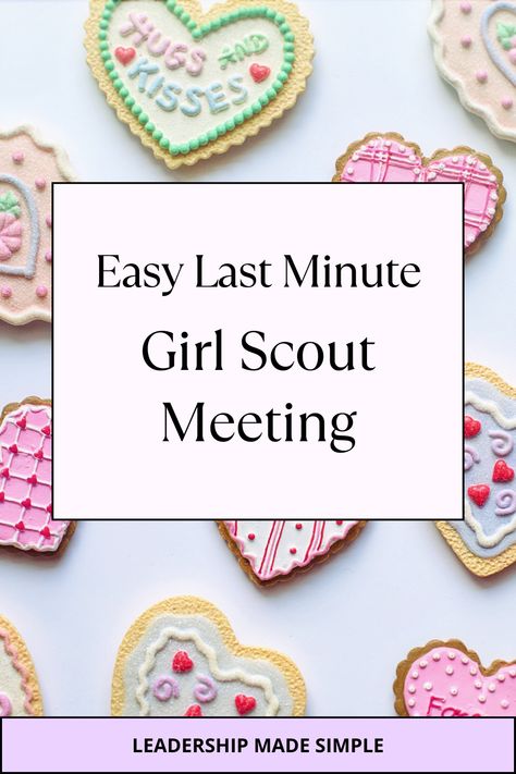 Easy Last Minute Girl Scout Meeting March Girl Scout Meeting Ideas, Girl Scout Cadette Meeting Ideas Fun, Girl Scout Ideas Activities, Girl Scout Snacks For Meetings, Girl Scout Meeting Activities, Scout Meeting Ideas, Girl Scout Meeting Ideas, Prep Girl, Girl Scouts Cadettes