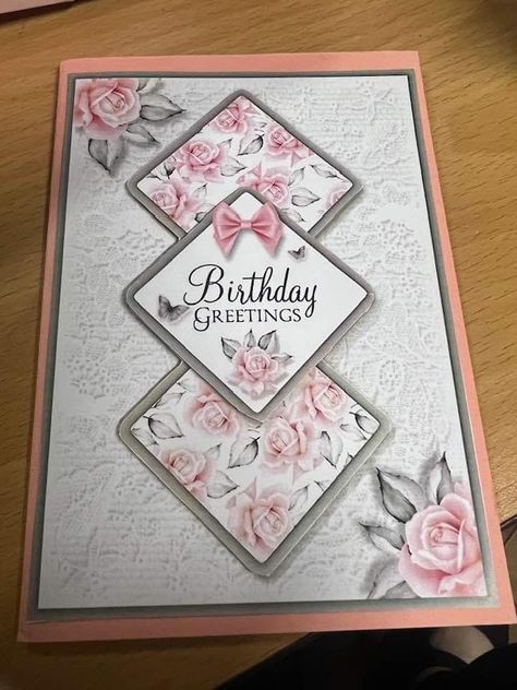 Handmade Feminine Birthday Cards, Women Birthday Cards Handmade, Female Birthday Cards Handmade Beautiful, All Occasion Cards Handmade, 40th Birthday Cards For Women Handmade, 90th Birthday Cards Handmade Female, Homemade Birthday Cards For Women, Cool Birthday Cards Diy, Happy Birthday Cards Handmade Creative