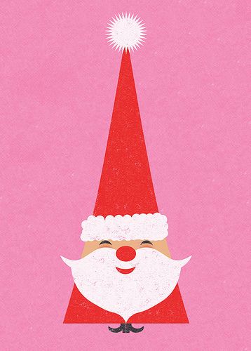 Santa Triangle | Flickr - Photo Sharing! Christmas Graphic Design, Santa Christmas Cards, 카드 디자인, Christmas Graphics, Santa Clause, Christmas Drawing, Noel Christmas, Vintage Christmas Cards, E Card