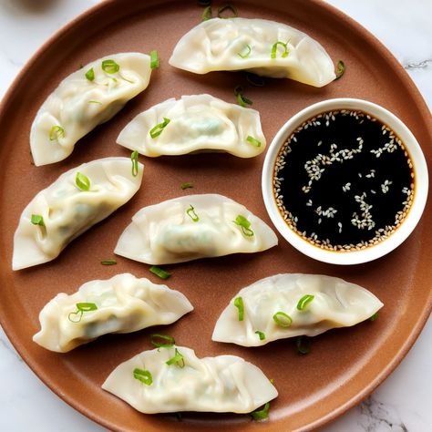 Serves: Makes 30 dumplings Ingredients 300g Pork Mince 100g Garlic Chives, sliced 1 Tbsp Minced Ginger ½ tsp Salt ½ Chicken Stock Cube 1 Tbsp Soy Sauce 1 Tbsp Oyster Sauce 1 tsp Sesame Oil ½ tsp White Pepper Powder 30 Gow Gee Wrappers Method Add all the ingredients (except the wrappers) to a large mixing bowl and sti Chewy Amaretti Cookies Recipe, Pork And Chive Dumplings, Amaretti Cookie Recipe, Longevity Noodles, Salad Box, Amaretti Cookies, Gluten Free Soy Sauce, Garlic Chives, Mango Salad