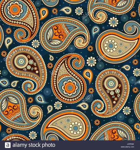 paisley pattern Decorative ornament ... Design Mandala, Teal Orange, Wood Light, Photo Images, Paisley Design, Eco Friendly Fabric, Blue Teal, Arts And Crafts Projects, Pigment Ink