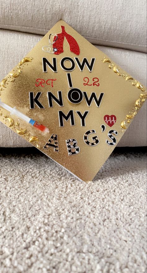 Graduation Pictures Respiratory, Respiratory Therapy Graduation Cap Ideas, Graduation Cap Designs Respiratory Therapy, Graduation Cap Designs Respiratory, Grad Cap Ideas Nurse, Respiratory Therapist Party Ideas, Respiratory Cap Decoration, Respiratory Graduation Pictures, Respiratory Therapist Graduation Photos