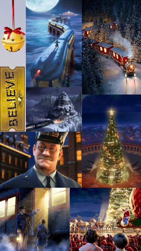 Iphone Wallpaper Christmas, Polar Express Christmas Party, Polar Express Movie, Christmas Wallpaper Iphone, Christmas Lockscreen, Christmas Wallpaper Iphone Cute, Christmas Door Decorating Contest, The Polar Express, Wallpaper Christmas