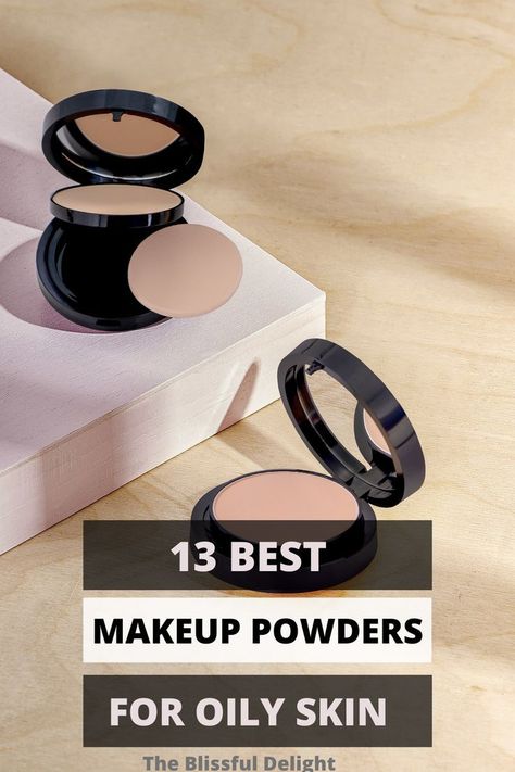 Powders For Oily Skin, Best Face Powder, Best Compact Powder, Best Makeup Powder, Makeup Tips For Blue Eyes, Best Powder Foundation, Best Face Makeup, Oily Skin Makeup, Oily Skin Face