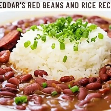 Cheddar's Red Beans and Rice Recipe - Easy Kitchen Guide Mild Red Beans And Rice Recipe, Stove Top Red Beans And Rice, Red Beans And Rice Recipe Canned Beans, Red Beans And Rice Recipe Stovetop, Creole Red Beans And Rice Recipe, Red Beans And Rice Recipe Vegetarian, Easy Red Beans And Rice, Red Beans And Rice Recipe Easy, Red Bean And Rice Recipe