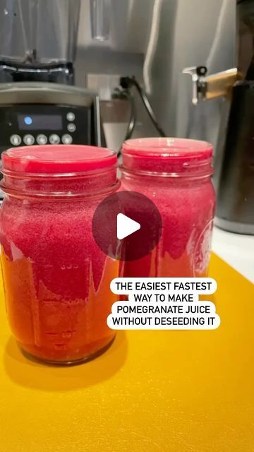 Riane | Plant-Based Recipes | Juicing | Well-Being | Lifestyle on Instagram: "🔊 Read the Caption 🥰. This morning we needed to deseed 2 pomegranates for a juice and I thought there has to be an easier way to use a pomegranate when it’s just getting juiced. 

I googled to make sure the pith was safe and scanned a few sites and yes, it is. Some sites say not in large quantities though, so if you are juicing Pom’s everyday this may not be the best method (I would research it further). I did read that Pom Wonderful - the pomegranate juice company - crushes and uses the whole pomegranate. 

The pith is more bitter which is why you may not want to juice it, but Mark & I didn’t find our juice bitter with what we juiced it with. (2 poms, 2 oranges, 2 cucumbers, a chunk of ginger). I’m guessing it Fresh Cranberry Juice Recipe, Pomegranate Juice Recipe, Pom Wonderful, Celery Juice Benefits, Juice Company, Gut Health Diet, Inflammation Diet, Gut Healing Recipes, Gut Health Recipes