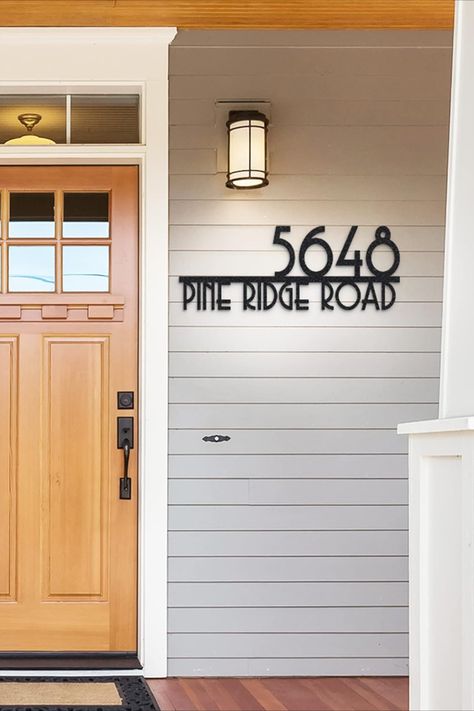 House numbers diy