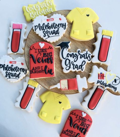 Phlebotomy Themed Party, Phlebotomy Graduation Party Ideas, Phlebotomist Graduation Party, Phlebotomist Cake Ideas, Phlebotomy Cookies, Phlebotomy Cakes Ideas, Phlebotomy Party Ideas, Phlebotomy Graduation Party, Phlebotomy Cake