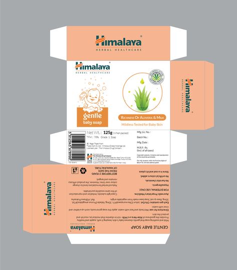 BABY SOAP BOX PACKAGING DESIGN ( Himalaya ) on Behance Soap Box Packaging, Bottle Packaging Design, Label Packaging Design, Packaging Design Beauty, Soap Packaging Design, Medical Packaging, Medicine Packaging, Packaging Template Design, Packaging Label Design