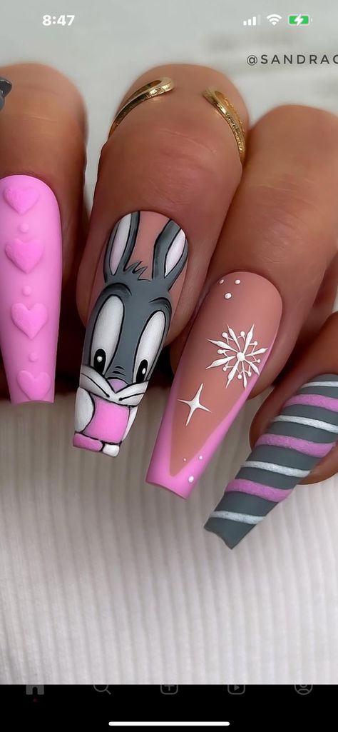 Nails Disney, Nails Grey, Nail French, Grey Nail, Nails Ballerina, Inspiration Nails, Nails 3d, Nails Matte, Tie Dye Nails