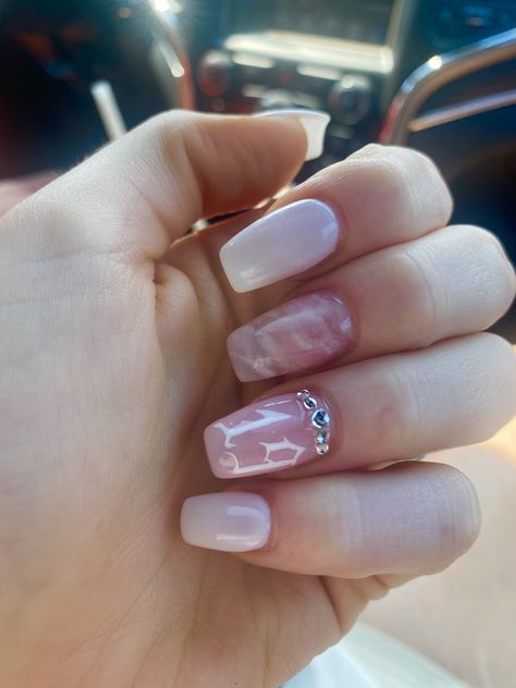 Nails For 19th Birthday, Birthday Nails With Age, 14th Birthday Nail Ideas, Birthday Nails 19, 19th Birthday Nails Ideas, 18th Birthday Nails Acrylic, 19 Birthday Nails, 14th Birthday Nails, 15th Birthday Nails