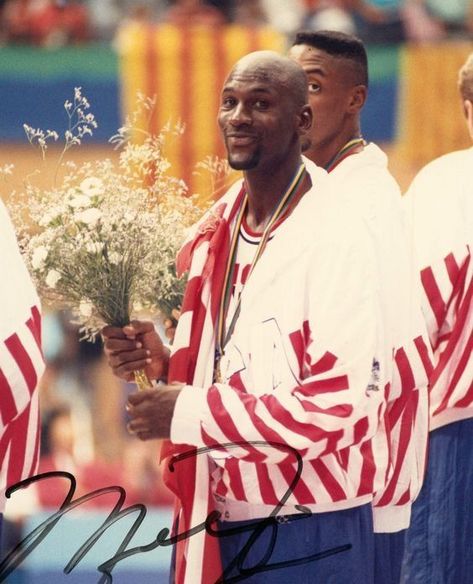 Like playing video games against your little brother, 'The Dream Team' was straight-up unfair 🏀⁠ ⁠ Featuring legends like Michael Jordan, Magic Johnson, and Larry Bird, the 1992 US Men's Basketball Team won every single game by an average of 44 points. ⁠ ⁠ If that isn't American domination, idk what is.⁠ ⁠ Olympic 'Podium Series' caps dropping this Friday. Michael Jordan Olympics, Bar Crawl Outfit, Dream Team 1992, 90s Olympics, Olympic Podium, Olympic Basketball, Bar Crawl, Usa Basketball, Usa Olympics