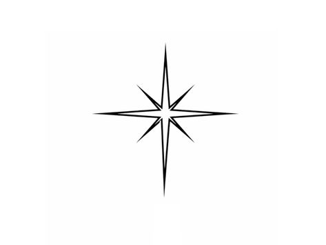 North Star Tattoos, Minimal Tattoo Designs, Minimal Tattoo Ideas, Unique Butterfly Tattoos, Mystical Tattoos, Forearm Band Tattoos, Sharpie Tattoos, Star Tattoo Designs, One Piece Tattoos