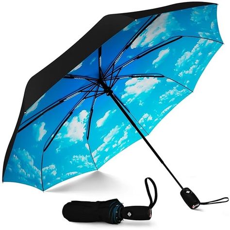 Rylan Umbrella Automatic Open Travel Umbrella with Wind Vent https://amzn.to/3zuhUWh Follow me for useful products updates https://pin.it/2bBwCffmF Outdoor Umbrella Lights, Fishing Umbrella, Windproof Umbrella, Best Umbrella, Umbrella Shop, Compact Umbrella, Useful Products, Automatic Umbrella, Travel Umbrella