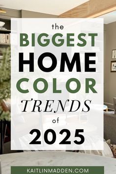 Best House Colors Interior, Vintage Paint Colors Walls, Benjamin Moore Paint Colors For 2025, Indoor Colors Paint, Hgtv Dream House 2024 Paint Colors, 2025 House Design Trends, Colors For 2025 Home, Inside Colors House Interiors, Assessable Beige Coordinating Colors