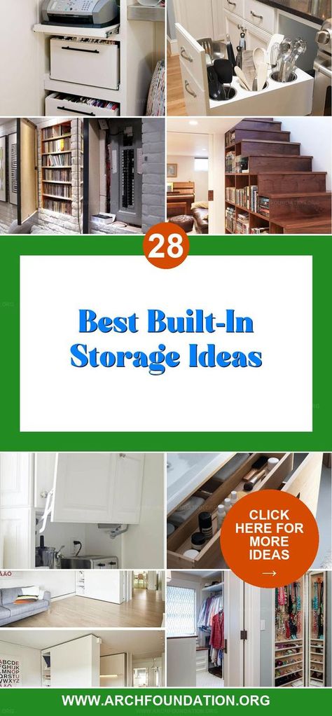 Built-in storage ideas redefine your living space, merging functionality with style. Discover how smart designs can declutter while enhancing your home’s appeal. Storage Room Design, Bathroom Built Ins, Sliding Shelves, Hidden Kitchen, Architecture Bathroom, Bathroom Necessities, Basement Storage, Save Room, Custom Storage