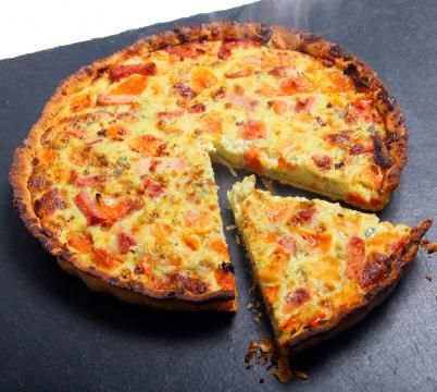 Recette - Tarte à l'italienne au jambon de Parme et basilic | 750g Quiche Chorizo, Italian Pizza Recipe, Pizza Cake, Basil Recipes, How To Eat Better, Batch Cooking, Pizza Recipes, Cheese Pizza, Italian Recipes