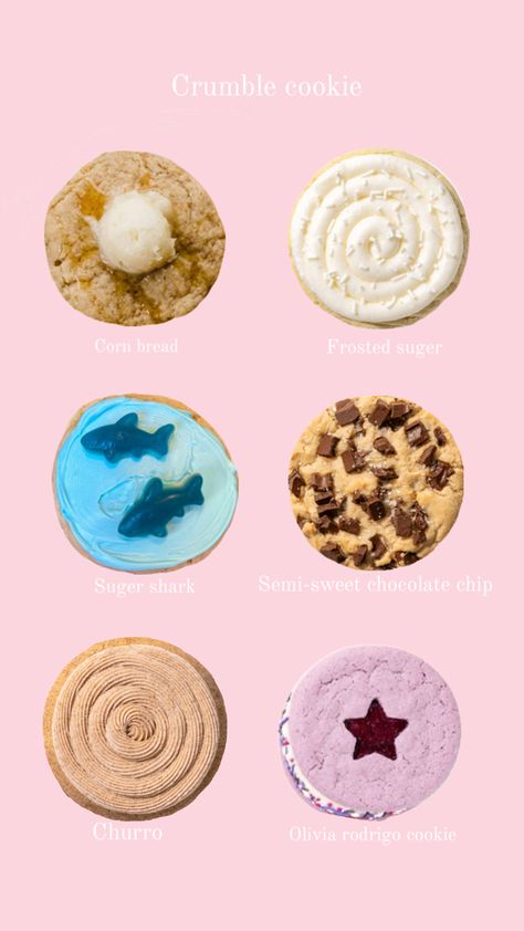 Cookies Aesthetic, Crumble Cookie Recipe, Crumble Cookies, Junk Food Snacks, Food Wallpaper, Easy Baking Recipes Desserts, Sweet Snacks Recipes, Homemade Snacks, Fun Baking Recipes