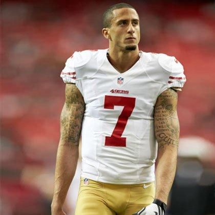 These Are the Hottest NFL Players This Season - Hot NFL Players | Shape Magazine Colin Kaepernick Tattoos, Odell Beckham Jr Wallpapers, 49ers Quarterback, Girls Football Boots, Nfl 49ers, Nfl Player, Cam Newton, Best Football Team, Rugby Men