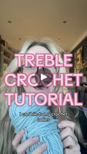 128K views · 9.9K reactions | Treble or “triple” crochet can be a good challenge for a beginner crocheter, it’s a fun stitch to try, and with my tutorial, you’ll perfect it in no time! 🤩

❤️ FAVOURITE ❤️ this tutorial to watch it again when you need it 🙌

#crochet #crocheting #crochetersofinstagram #crocheting #crochetlover #crochetaddiction #crochettips #crochettutorial #crochetpattern #amigurumis #amigurmiscrochet #amigurumis #crochetaddict #crochethack #crochetinspiration #crochetinspo #crochetlove #yarn #yarnlove #amigurumiaddict | Gracefully Made | gracefully.made.uk · Original audio Treble Crochet Stitch Tutorials, Triple Crochet Stitch Tutorial, Crochet Treble Stitch, Triple Crochet Stitch, Triple Crochet, Treble Crochet, Crochet Hack, Crochet Afgans, Treble Crochet Stitch