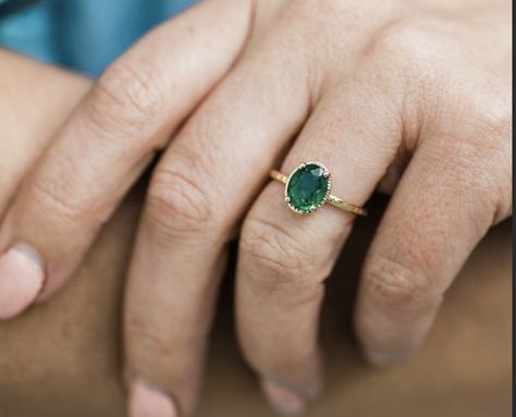 Emerald Ring Oval, Green Oval Engagement Ring, Emerald Oval Engagement Ring, Green Stone Ring Gold, Emerald Stone Engagement Ring, Emerald Engagement Ring Oval, Oval Emerald Engagement Ring, Glowing Forest, Emerald Green Ring