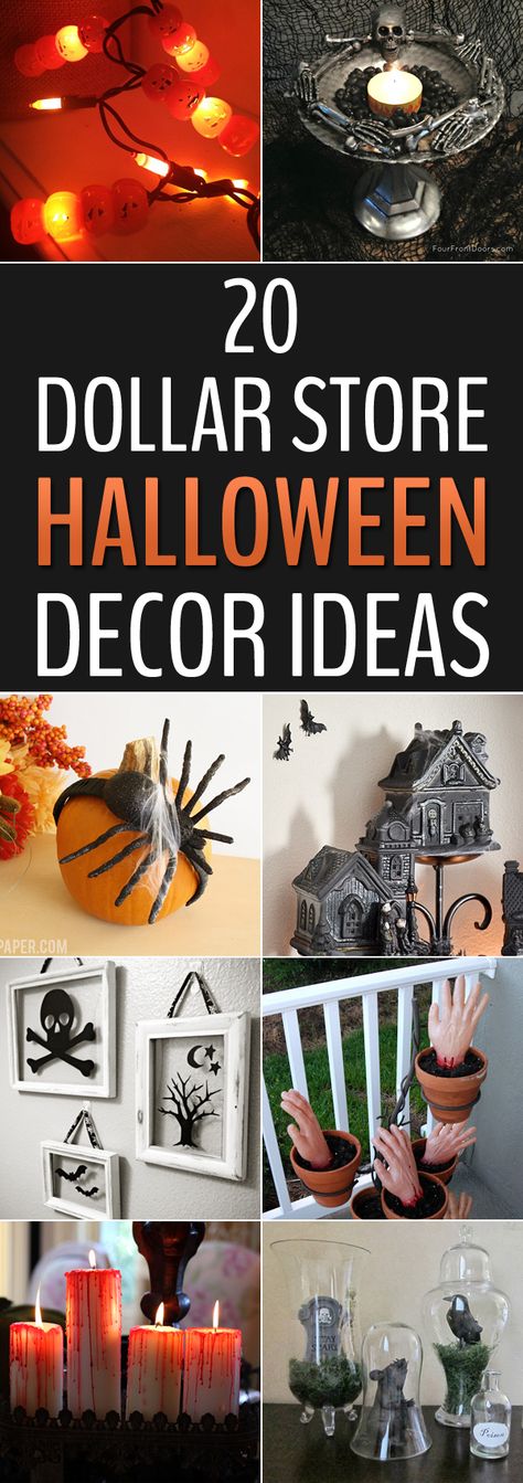 Halloween Decorations For The Office, Halloween Campsite Decorating Ideas, Diy Horror Decor, Budget Halloween Decorations, Creepy Halloween Decorations Diy, Dollar Store Halloween Diy, Store Halloween Decorations, Camping Decorations, Diy Halloween Dekoration