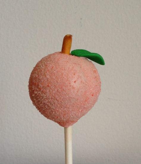 Peach Themed Cake Pops, Peach Shaped Cake, Peach Cake Pops, James And Giant Peach, Baby Shower Fruit, Fruit Baby, Cake Pop Designs, City Cake, Peach Baby Shower