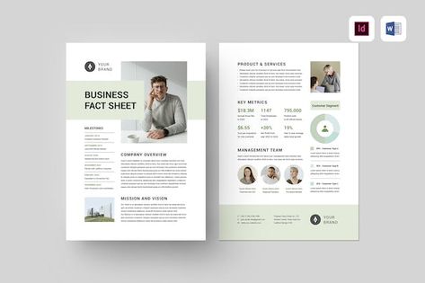 Newsletter | MS Word & Indesign, Graphic Templates - Envato Elements Newsletter Templates Word, Capability Statement, Case Study Template, Case Study Design, Microsoft Word Document, Image Font, Organizing Services, Statement Template, Insert Image