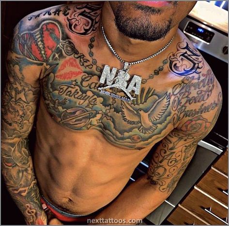 Breathtaking Chest Tattoos For Men Small and Big Guys Chest Tattoos, Tattoos Chest, Black Men Tattoos, Men Tattoos Arm Sleeve, Forarm Tattoos, Forearm Sleeve Tattoos, Cool Chest Tattoos, Pieces Tattoo, Chest Tattoos