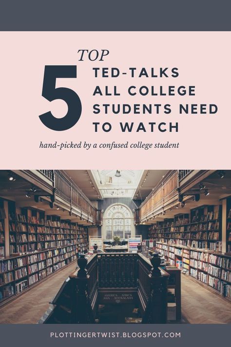 Best Ted Talks, College Preparation, Life After College, College Life Hacks, Teaching College, University Life, An Education, Cool Books, College Hacks