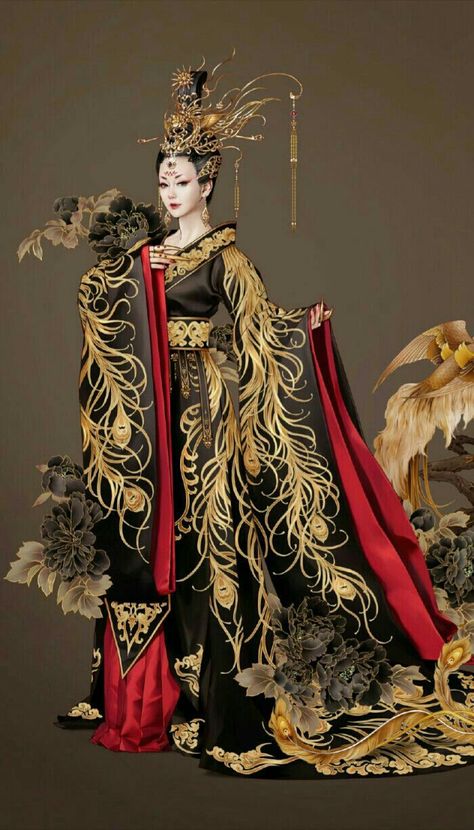 Cool Fantasy Art, The Empress Of China, Chinese Empress, Empress Of China, Qin Dynasty, Expensive Items, Japanese Costume, Chinese Traditional Costume, Ancient Chinese Clothing