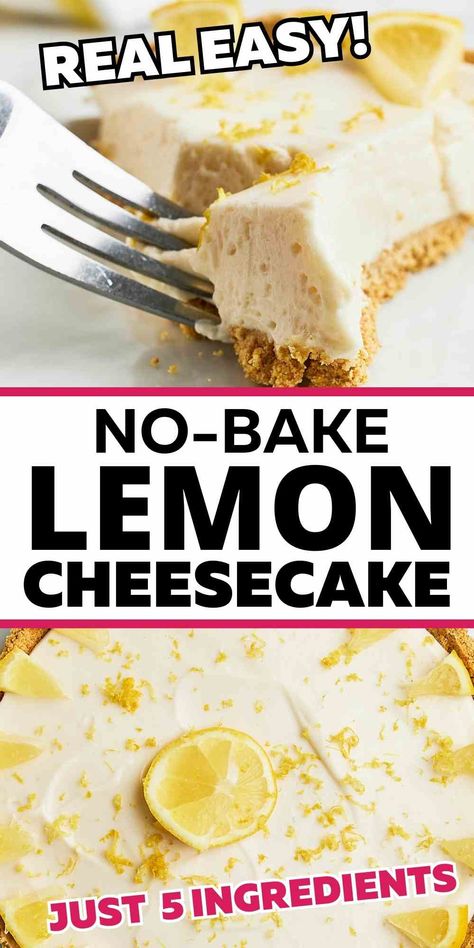 Lemon Cheesecake - Cheesecake Recipes With Lemon Juice, Cream Cheese And Lemon Desserts, Lemon Pie Filling Recipes Condensed Milk, Easy No Bake Cheesecake With Condensed Milk, Lemon Cheesecake With Condensed Milk, Lemon Cream Cheesecake Recipe, Easy Cheese Cake No Bake 4 Ingredients Condensed Milk, Recipe For Condensed Milk, Fridge Cheesecake Condensed Milk