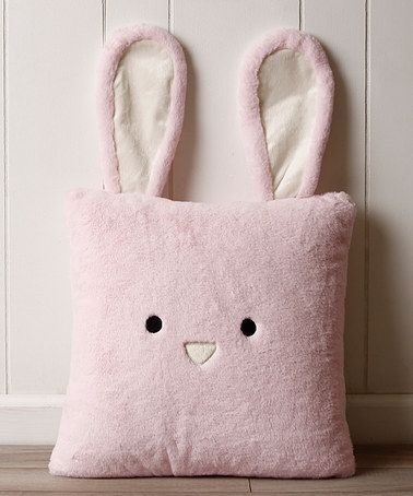 Rabbit Pillow, Sewing Cushions, Faux Fur Pillow, Fur Pillow, Faux Fur Throw Pillow, Fur Throw Pillows, Pink Rabbit, Pink Bunny, Fur Fabrics