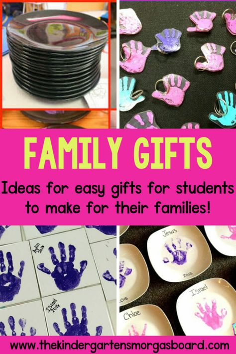 Kindergarten Parent Gifts, Preschool Parent Christmas Gifts, Gifts From Students To Parents, Preschool Parent Gifts, Easy Parent Gifts, Parent Appreciation Gifts, Parent Gift Ideas, Gifts For Kids To Make, Parent Holiday Gifts