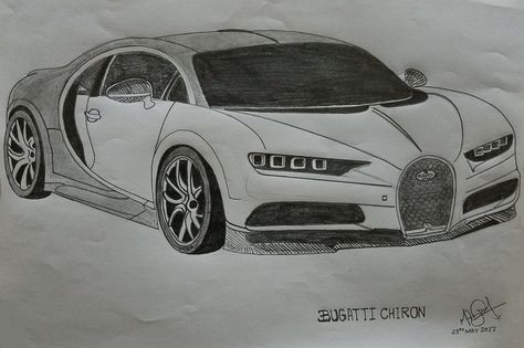 Bugatti Chiron, Sketch by MZA Bugatti Chiron Sketch, Bugatti Chiron Drawing, Bugatti Drawing, Bugatti Sketch, Easy Manga Drawings, Easy Manga, Beautiful Pencil Sketches, Cars Sketch, Marvel Collection