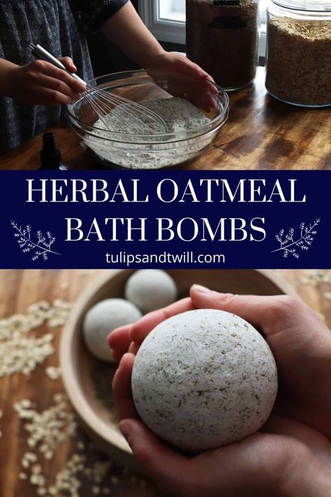 Herbal Sitz Bath Recipe, Oatmeal Bath Recipe, Bath Oil Recipe, Diy Bath Bomb Recipe, Herbal Crafts, Herbal Diy, Diy Bath Bomb, Skin Recipes, Bath Bomb Recipe