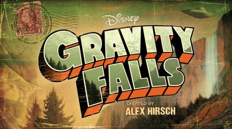 Gravity Falls Logo Font? Gravity Falls Opening, Dipper E Mabel, Fallen Tv Series, Gravity Falls Wiki, He Has, Dipper Y Mabel, Fall Fonts, Monster Falls, Gravity Falls Characters