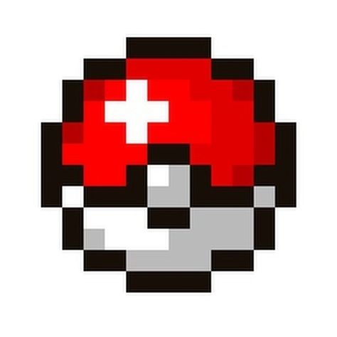 Pixel Pokeball, Pokemon Sprites Pixel Art, Pokemon Sprites, Pixel Art Pokemon, Crochet Pokemon, Pokemon Perler Beads, Pokemon Tattoo, Pix Art, Music Stickers