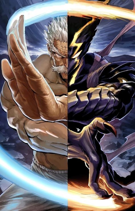 Lucian League Of Legends, Monster Garou, Silver Fang, Opm Manga, Anime One Punch Man, Alita Battle Angel Manga, One Punch Man Manga, One Punch Man Anime, Bleach Art