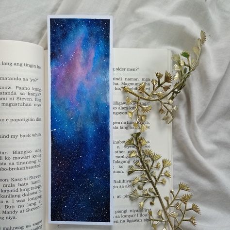 Astronomy Bookmark, Bookmark Painting, Astronomy, Book Cover, Quick Saves, Art