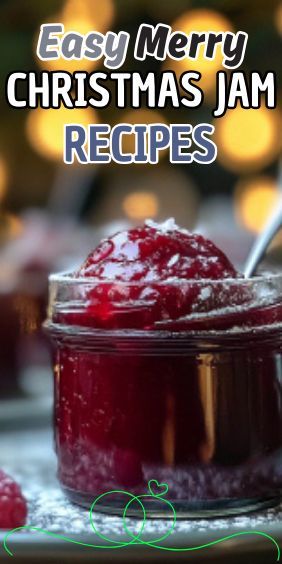 Easy Merry Christmas Jam Why Did My Jelly Not Set, Christmas Jam No Pectin, Easy Christmas Jam, Cranberry Jam Recipes For Canning, Merry Christmas Jam, Merry Christmas Jam Recipe, Spiced Christmas Jam Recipes, Xmas Jam, Christmas Jam Recipes