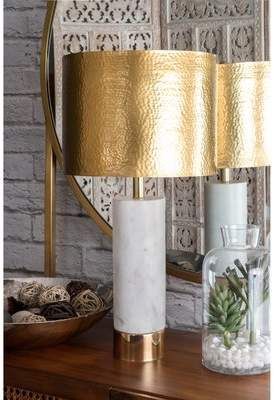 Everly Quinn Dravis Marble and Iron 23  Desk Lamp Quinn Modern Table Lamp Design, Stylish Table Lamps, Modern Table Lamps, Marble Table Lamp, Lamp Lighting, Contemporary Lamps, Table Lamp Design, Brass Table Lamps, Brass Lamp