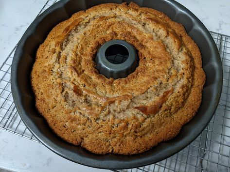 Buttermilk Banana Bread Bundt Cake Buttermilk Banana Cake, Banana Bundt Cake With Cake Mix Yellow, Banana Cake With Buttermilk, Banana Bread Bundt Cake, Banana Bread Bundt, Bunt Cake Recipe, Buttermilk Banana Bread, Banana Bundt Cake, Banana Bundt